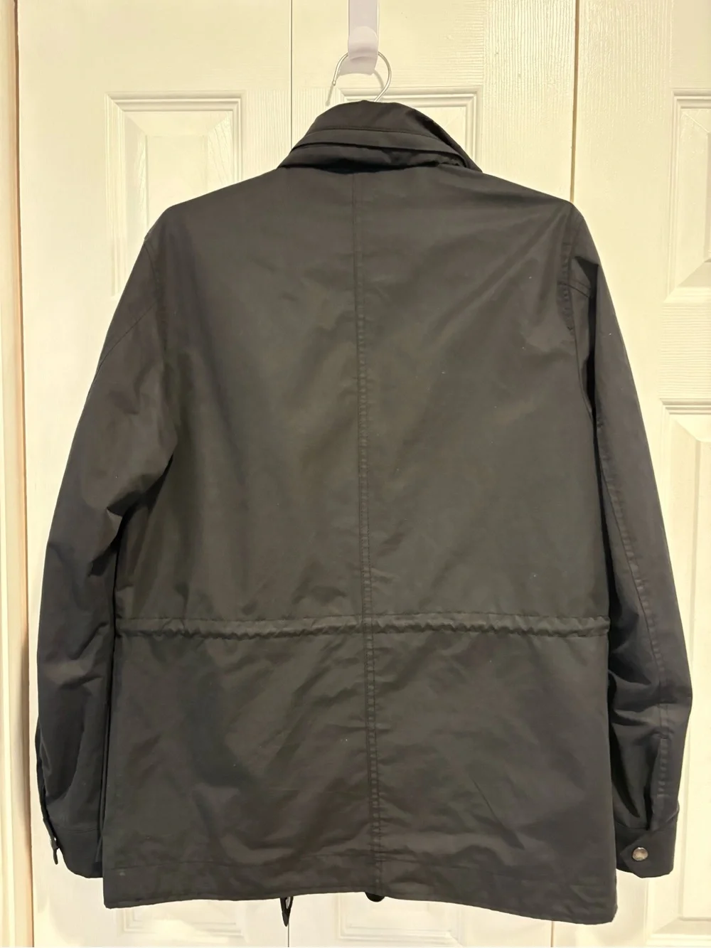 Banana Republic Men's Black Field Jacket with Snap Pockets